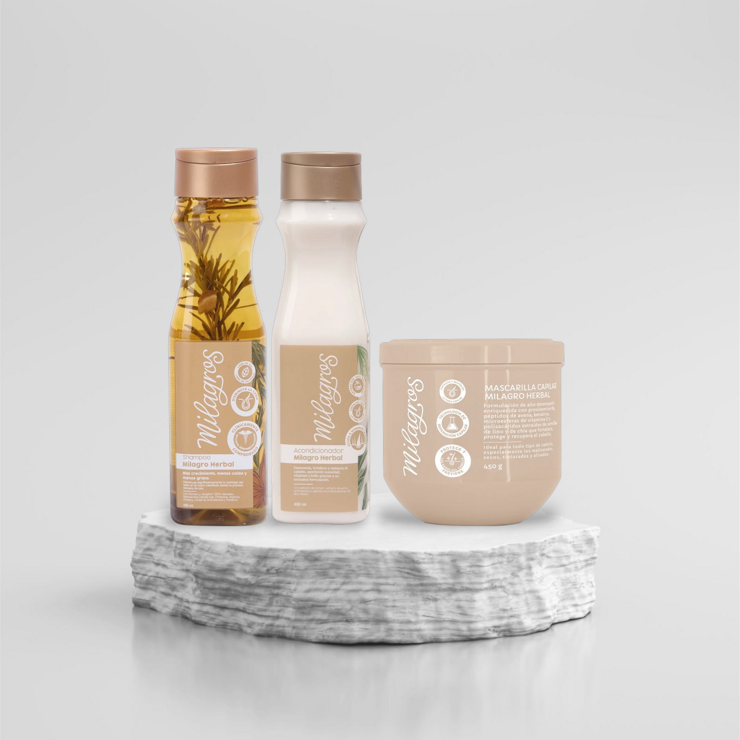 Kit Milagro Herbal – Fortalecimiento y Equilibrio Capilar