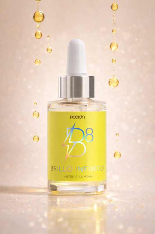 B8 Óleo Capilar Multifuncional La Poción+ – Reparación, Brillo y Control de Frizz