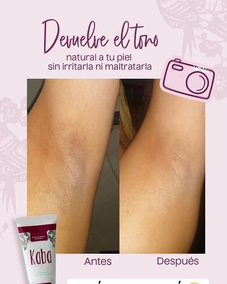 Crema Corporal Aclarante Kaba 60 ml – Hidratación y Uniformidad
