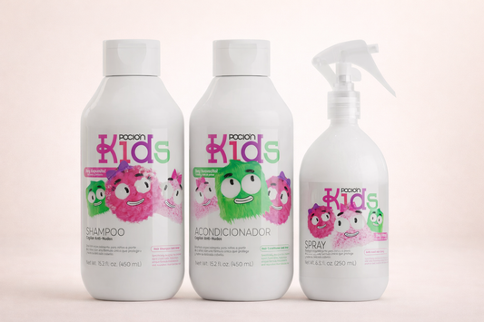 Kit Sin Enredos Poción Kids – Shampoo + Acondicionador + Spray Desenredante Infantil