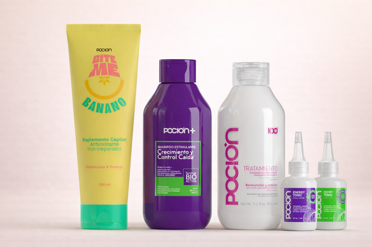 Kit Nutrición y Crecimiento La Poción – Reparación Profunda + Anticaída