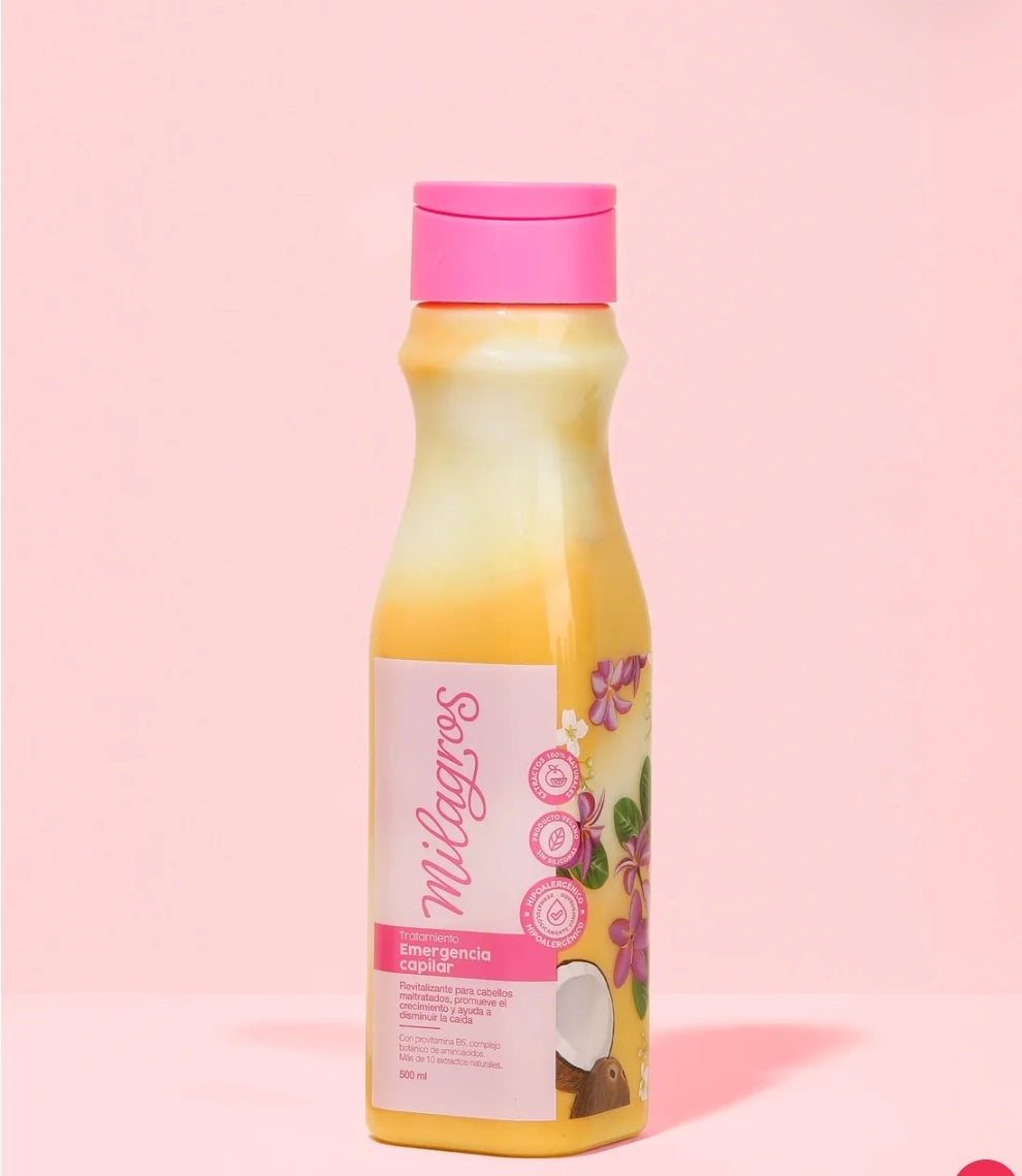 Tratamiento emergencia capilar 450ml-Milagros