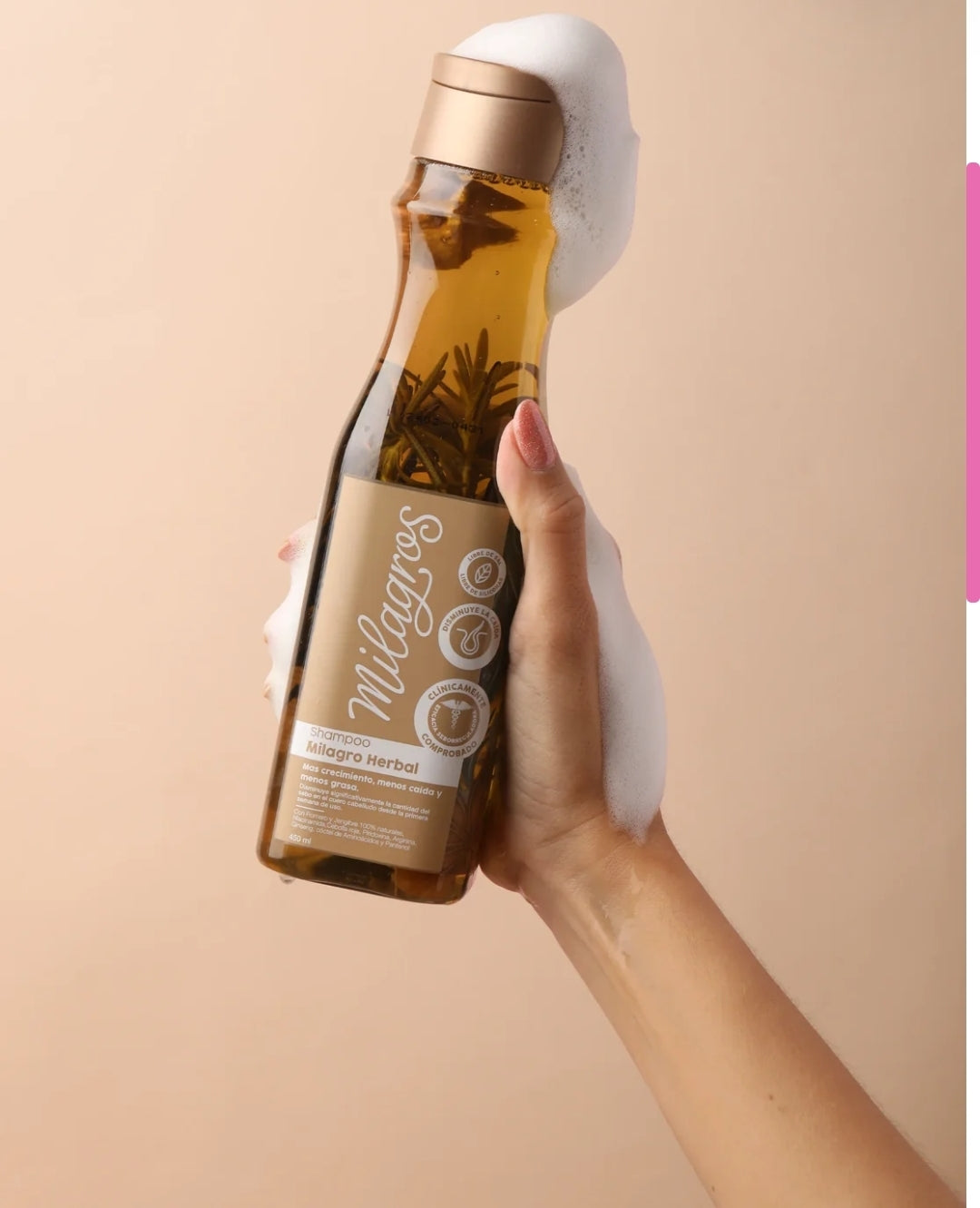 Shampoo Milagro Herbal 450ml Milagros