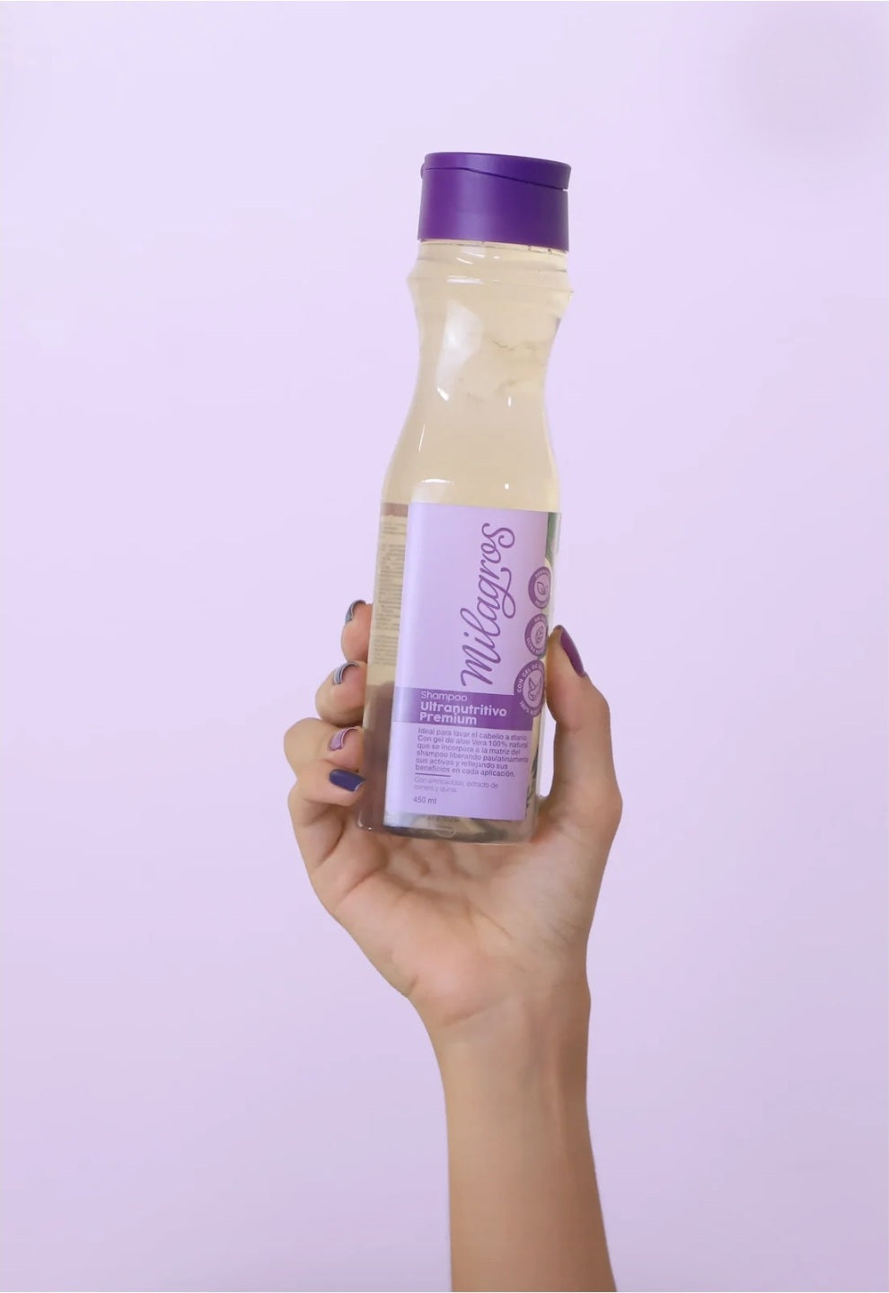 Shampoo Ultranitritivo Premium Milagros 450ml