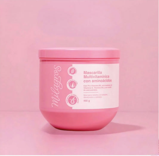 Mascarilla Multivitamínica Milagros – Nutrición y Reparación con Aminoácidos