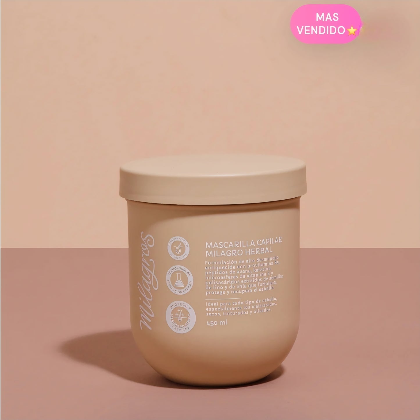 Mascarilla Capilar Milagro Herbal Milagros – Reparación y Nutrición Profunda