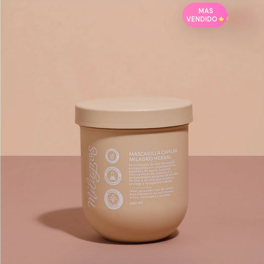 Mascarilla Capilar Milagro Herbal Milagros – Reparación y Nutrición Profunda