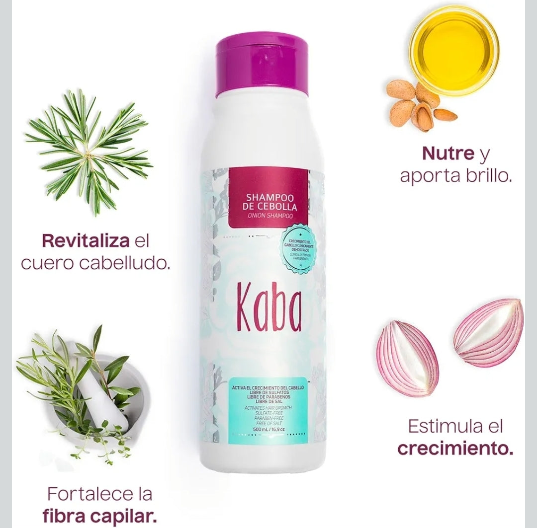 Shampoo de Cebolla Kaba – Fortalecimiento y Limpieza Profunda
