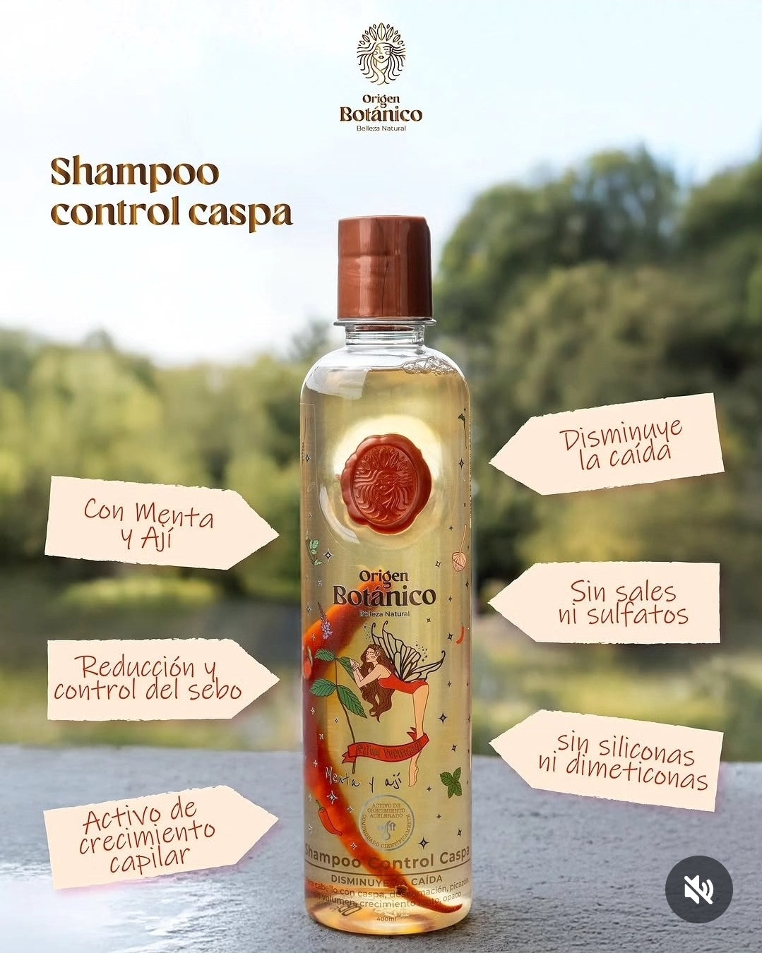Kit Control Caspa Origen Botánico | Limpieza, Reparación y Fortalecimiento Capilar