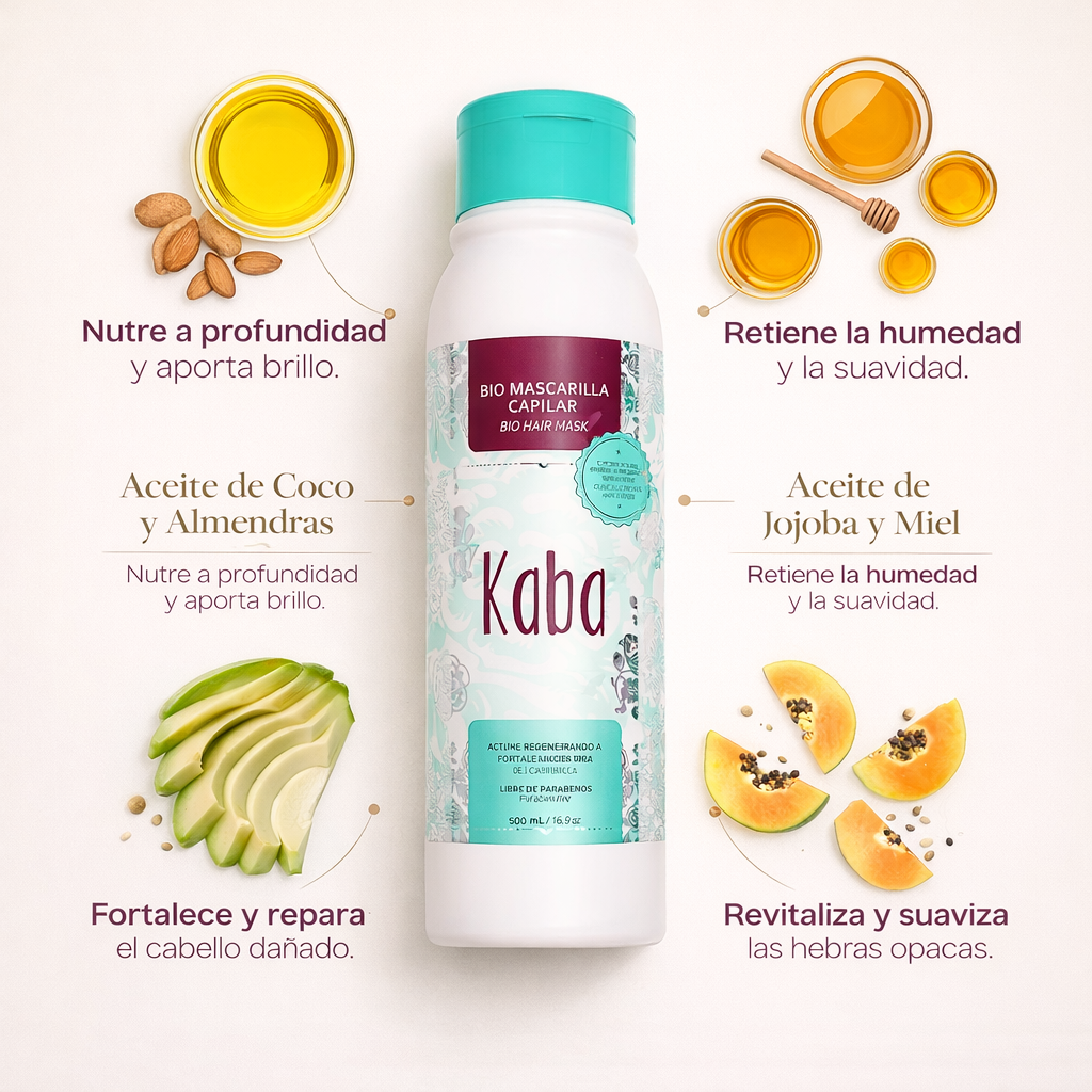 Kit Crecimiento Intensivo Kaba – Rutina Completa Anticaída