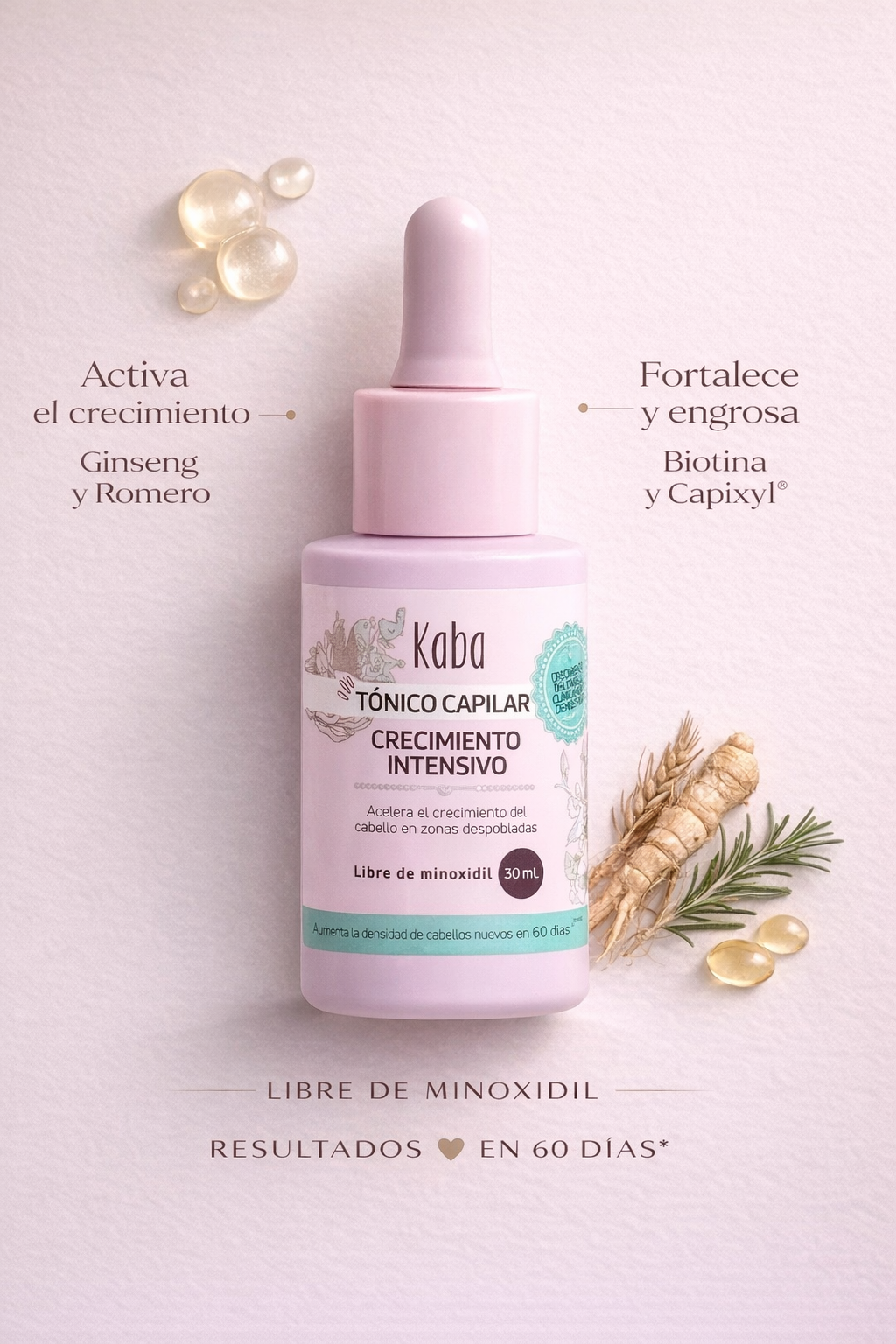 Kit Crecimiento Intensivo Kaba – Rutina Completa Anticaída