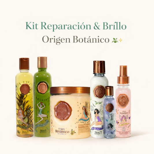 Kit Reparación, Brillo & Keratina Origen Botánico